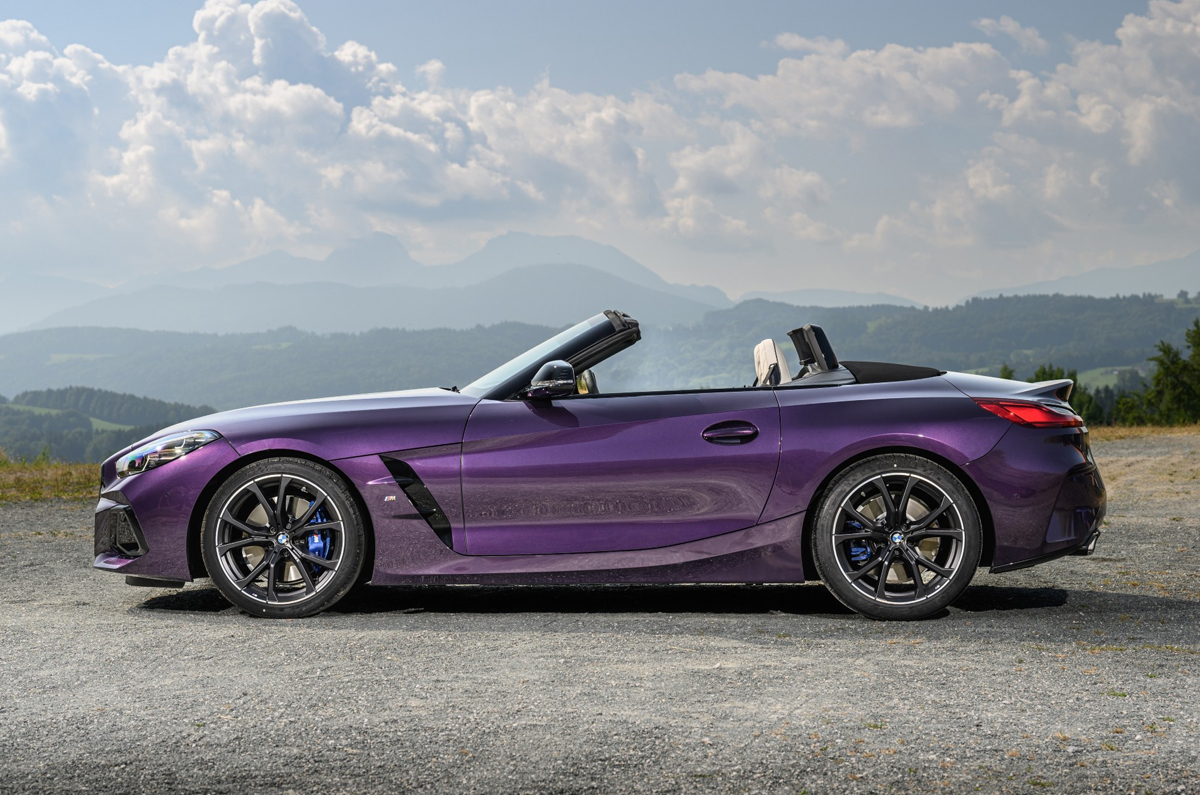 BMW Z4 facelift side profile